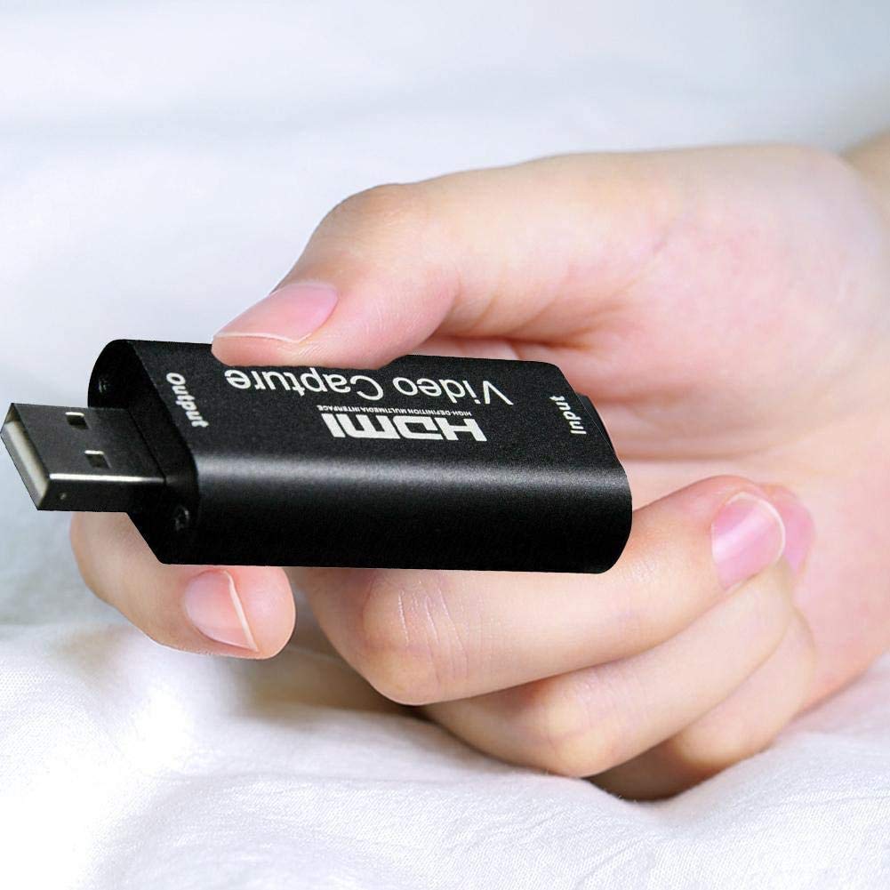 【送料無料】HDMIキャプチャーカード ビデオキャプチャーボード ゲーム 軽量超小型 USB2.0 HDMI Vido Capture 対応 ゲームキャプチャー 録画・ライブ会議用 UVC(USB Video Class)など