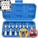 Gunpla トルクスネジ用ビットセット 13pcs ビットソケットセット T8-T70