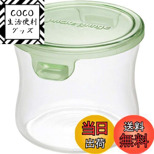 【送料無料】iwaki(イワキ) 耐熱ガラス 保存容器 グリーン SS 240ml パック&レンジ KT7400-G