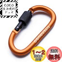 TITECOUGO アウトドア カラビナ おしゃれ 登山 小型 アルミ Dフック 頑丈 ネジロック バンジーコード ブランコ hammocks ハンモックテント...