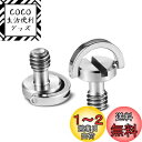 SMALLRIG 1/4インチネジ カメラ固定ネジ 2個セット 1/4インチノブ 1/4