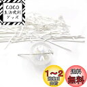 【BEAUTY PLAYER】Tピン 100本 3.0cm丈 シルバー 在庫処分!アクセサリーパーツ 基礎金具 ピアス ブレスレット ネックレスなど ハンドメイ...