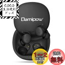 Damipow 寝ホン ワイヤレス 睡眠用イヤホン 超小型 寝ながら 完全ワイヤレスイヤホン 【昼夜兼用イヤホン】カナル型 高遮音性 痛くない 柔軟性高 マイク内蔵 ハンズフリー通話 左右分離型 片耳/両耳 自動ペアリング Type‐C充電 iOSとAndroidに対応 黒