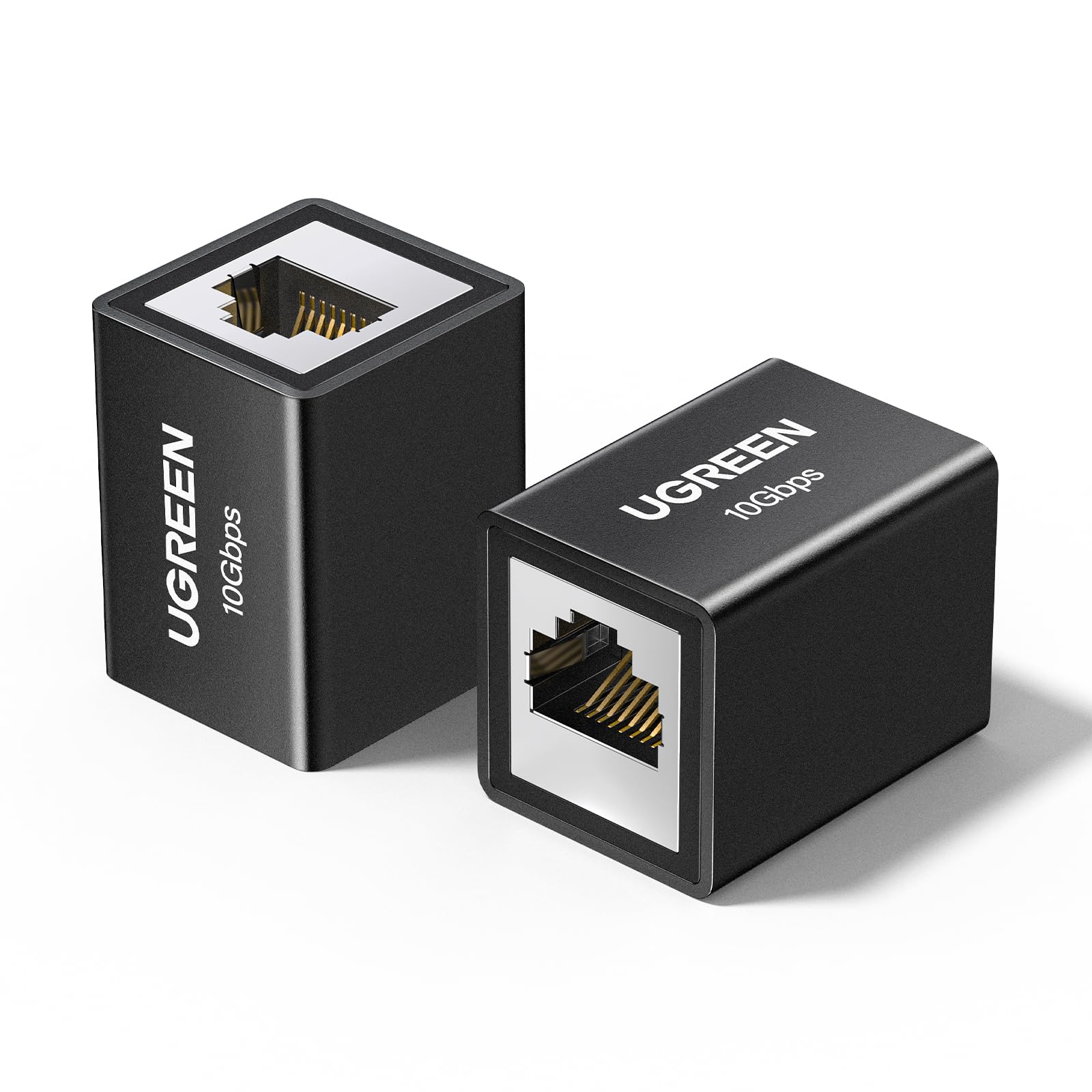 【送料無料】UGREEN LAN ケーブル 延長コネクタ 10Gbps Cat8/Cat7/Cat6/Cat5 ケーブル用 2パック 中継..