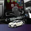 LUWU 新型アクアMX系専用スマホホルダー 360度回転・ワンタッチクリップ 携帯ホルダー スマホスタンド 新型アクア アクセサリーアクア カスタムパーツ