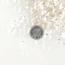 Charmoon アクアリウム 水槽 飾り石 4-7mm カラフル 彩り ガラス クリスタル 底砂 砂利 DIY 園芸 (クリア)