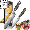 kyushublade 包丁2本セット 【三徳+ペティナイフ】 プロ用ダマスカス. キッチン用万能セット 牛刀 シェフナイフ. 67層の高炭素ステンレス鋼, 人...
