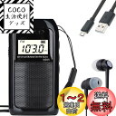 HanRongDa ポケットラジオ 小型 充電式 MP3プレーヤー AM/FM/ワイドFM対応/短波 高感度 90局自動メモリー/デジタル時計/目覚まし時計/スピーカー/TFカード対応 防災 旅行に最適 日本語説明書付属 HRD-605