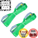 HELIX スリングベルト 【2本セット】 2m 幅50mm 使用荷重2000kg ナイロンスリング 吊上げ 牽引 ヘリックス 2T 日本語説明書付き