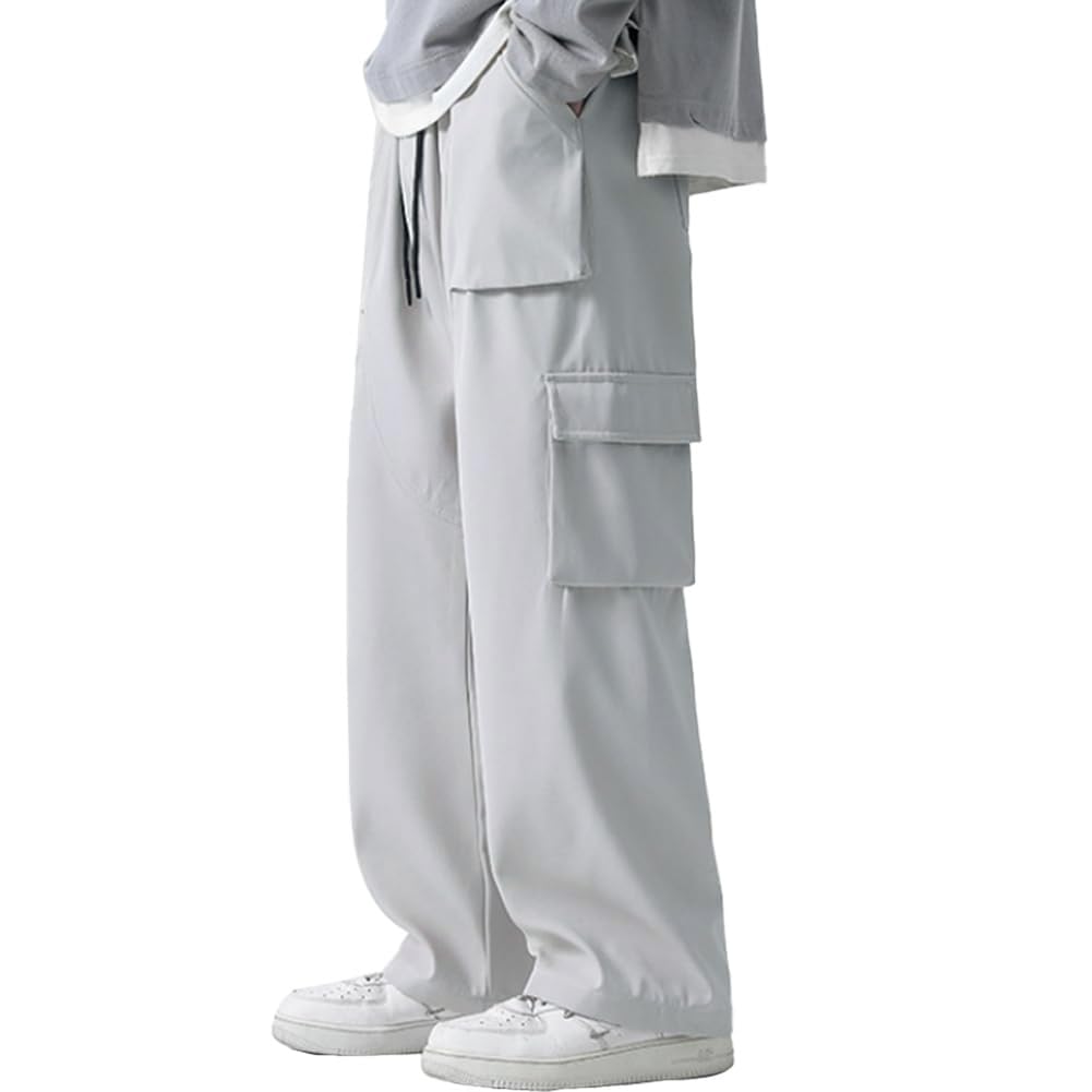 【送料無料】 ズボン カーゴパンツ ワイドパンツ ロングパンツ リラックスパンツ パンツ トラックパン..