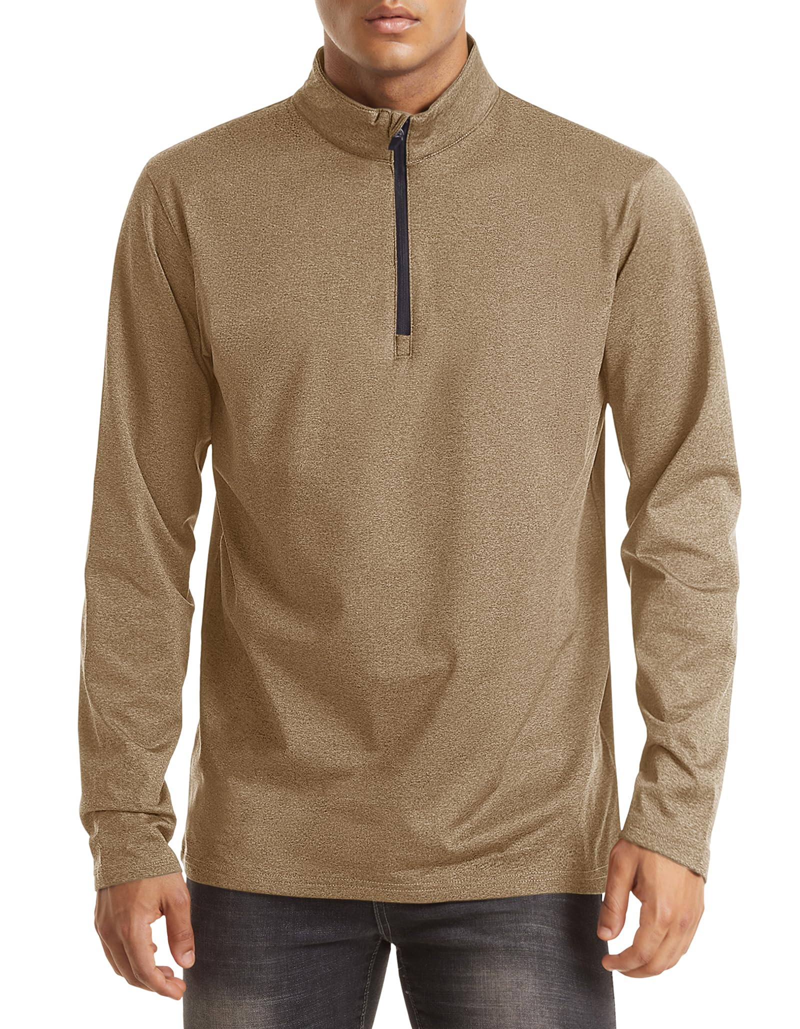 【送料無料】 長袖 メンズ 裏起毛 ゴルフウェア トレーナー ハーフジップ 登山 テニス トレーニン ...