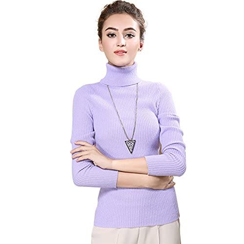 【送料無料】 セーター レディース タートルネック ニットセーター ストレッチ 可愛い 無地 厚手  ...