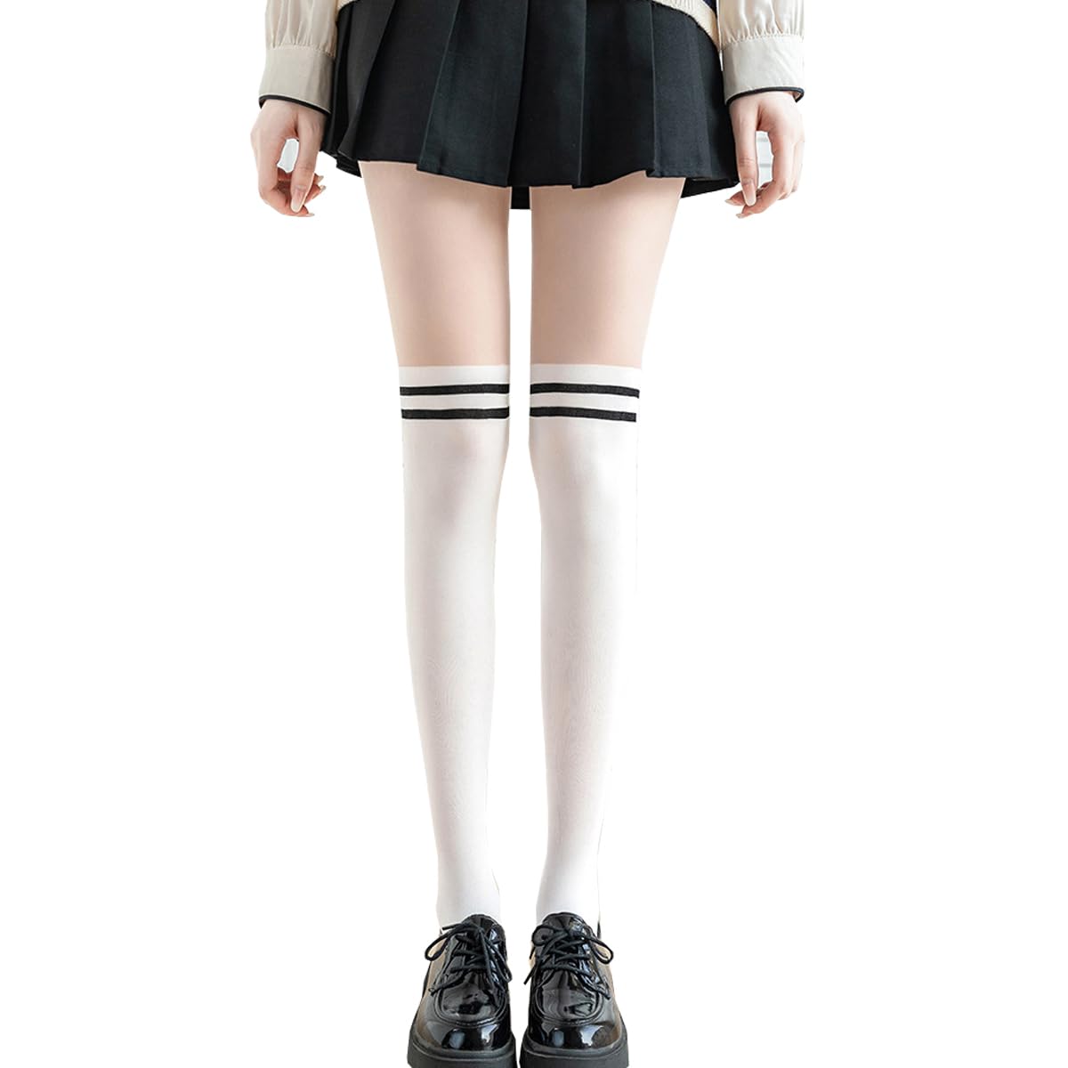 【送料無料】 フェイクニーハイストッキング ロング レディースタイツ ニーハイソックス ロング 女性用..