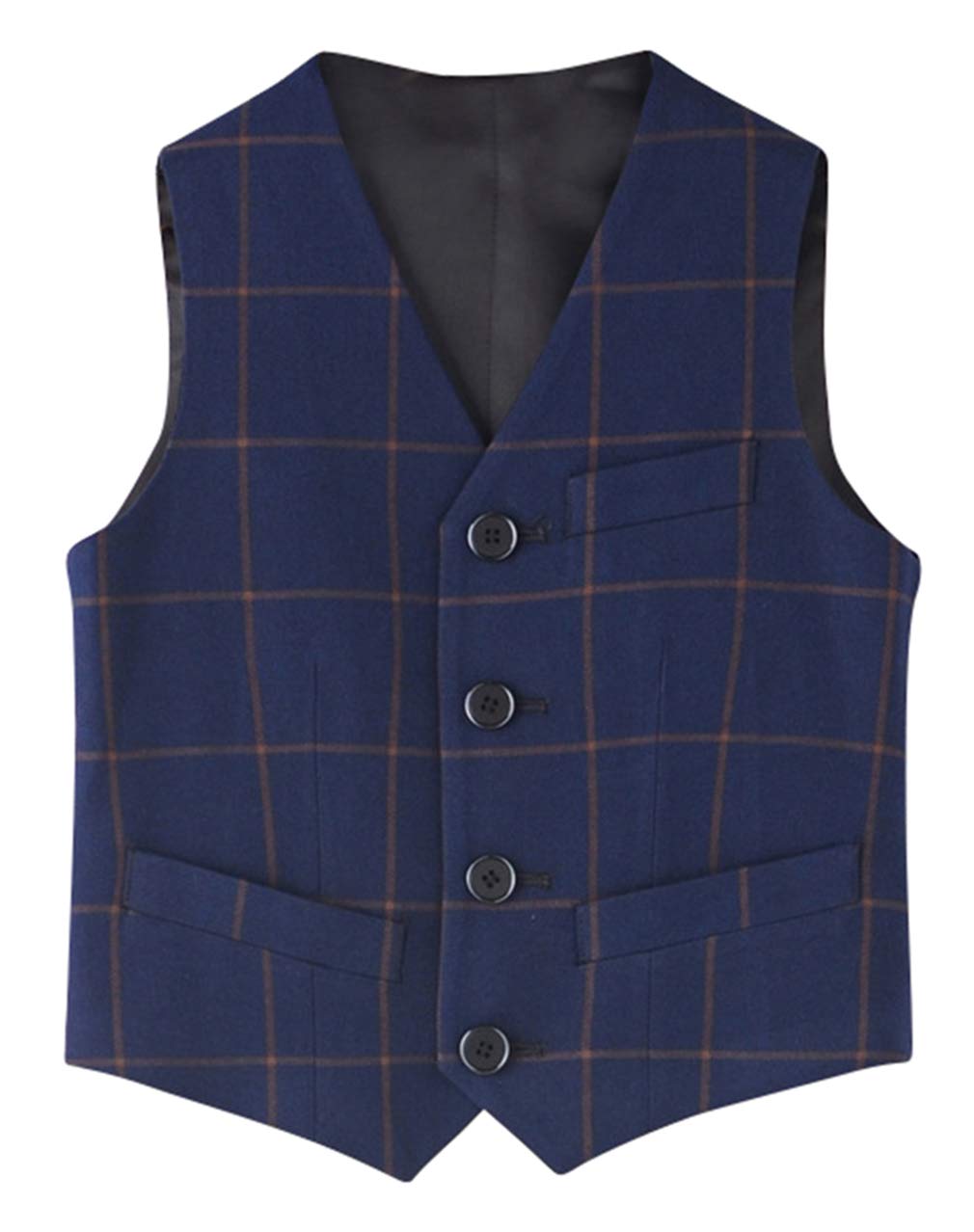 【送料無料】 キッズ ベスト フォーマル 子供服 スーツ 男の子 紳士服 Vネック ボーイズ ジュニ ...