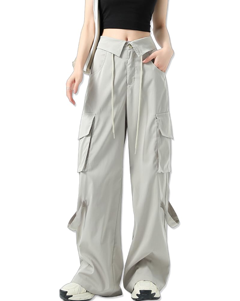 【送料無料】 カーゴパンツ レディース ロングパンツ ウエストゴム 調整紐 リラックスパンツ スウェッ..