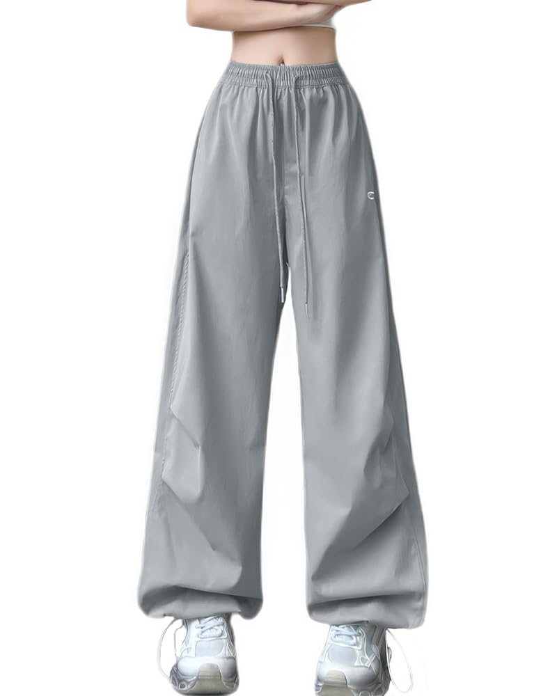 【送料無料】 カーゴパンツ レディース ロングパンツ ウエストゴム 調整紐 リラックスパンツ ゆったり ..