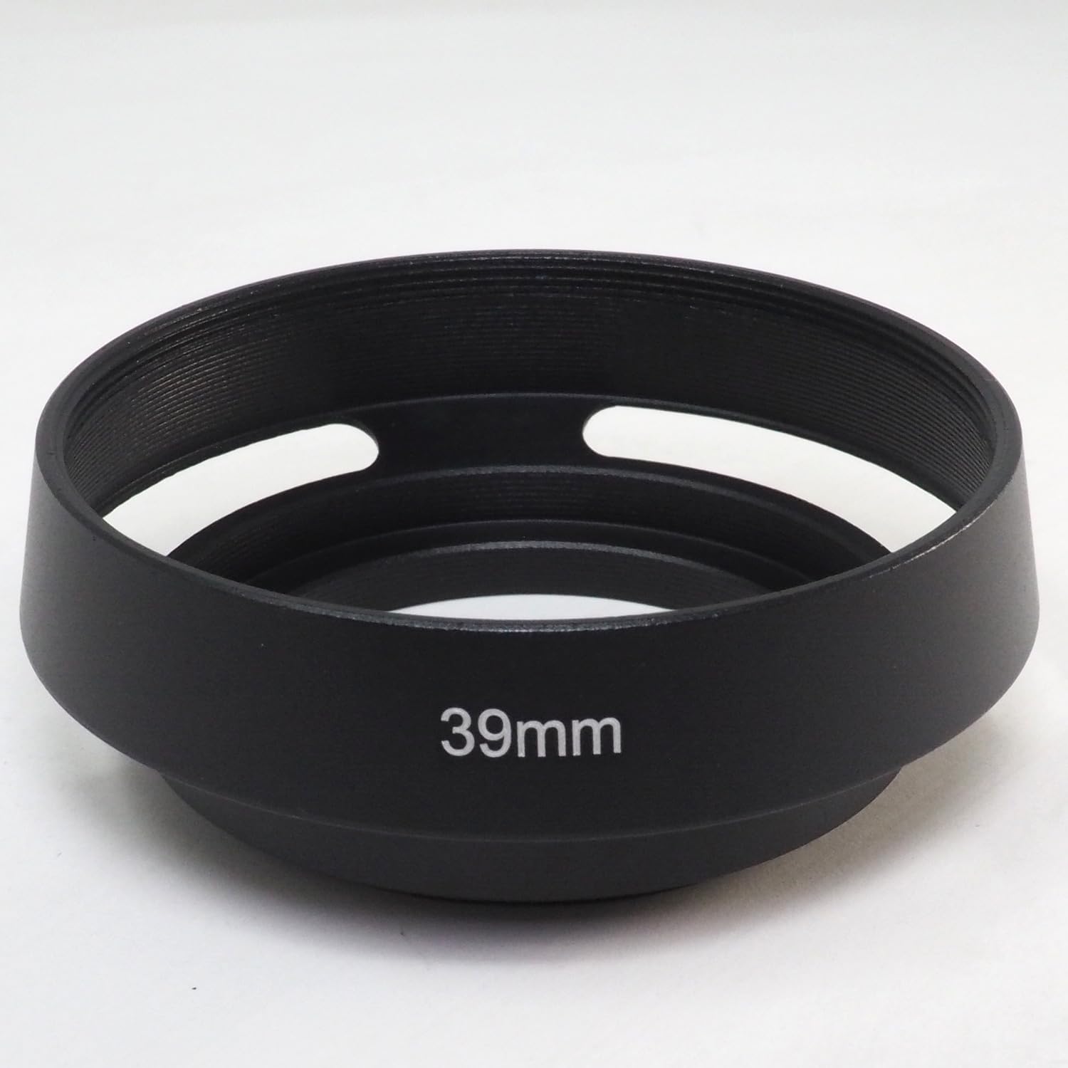 【送料無料】USK STORE メタル レンズフード ねじ込み式 金属 フード アルミ メタルレンズフード ブラック カメラ レンズ 一眼レフ ミラーレス サイズ：39mm