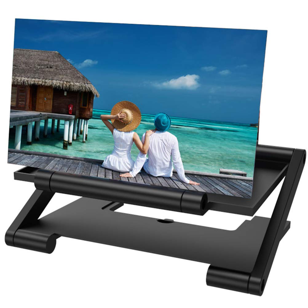 【送料無料】J-ouuo スマホ画面拡大ルーペ 携帯電話スクリーン3Dアンプ 折りたたみ式 目の保護 3D拡大..