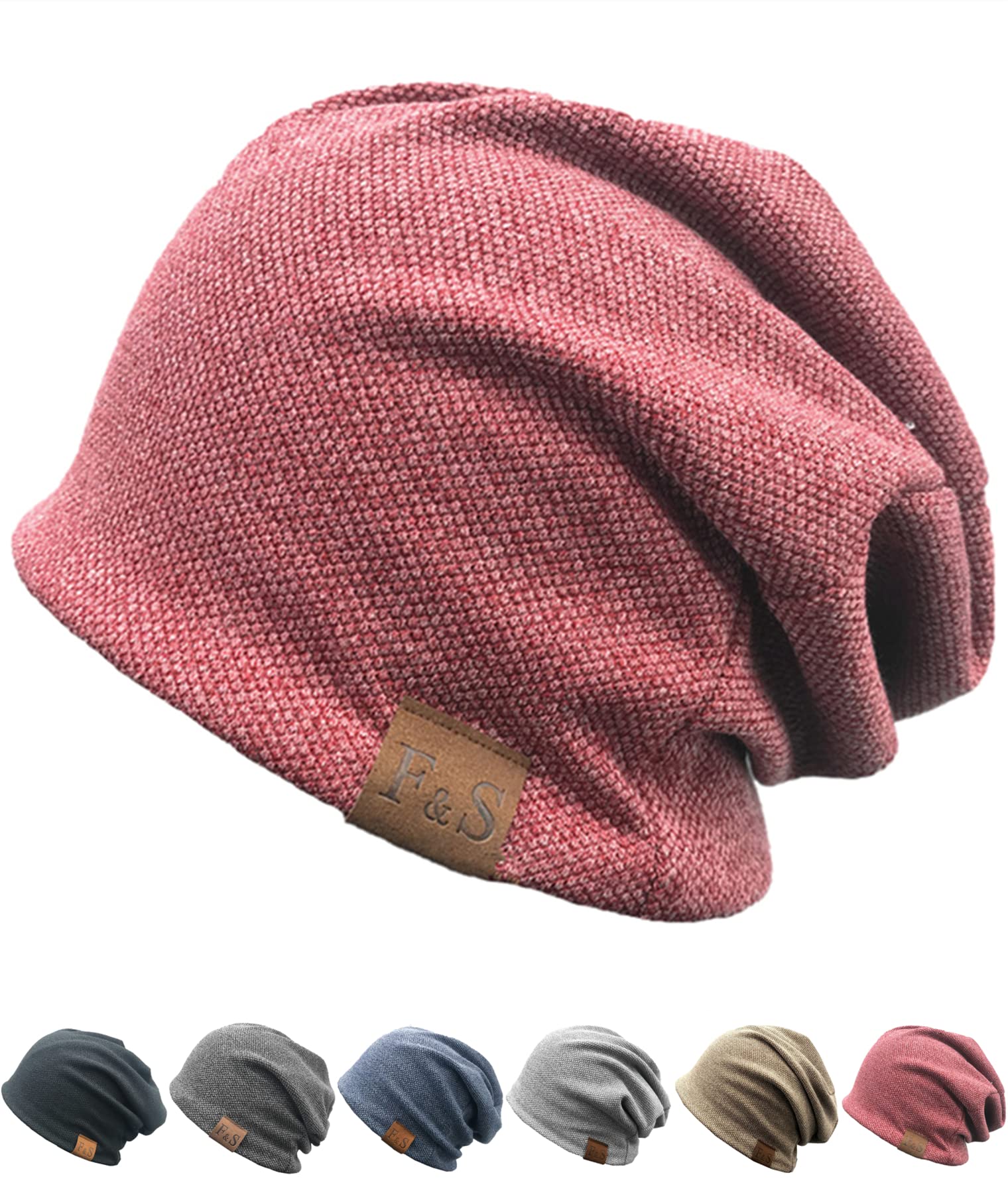 【送料無料】[SUBTRY] ニット帽 春夏秋『お肌に優しい綿素材/通気吸汗/大きいサイズ/2層構造』メンズ ..