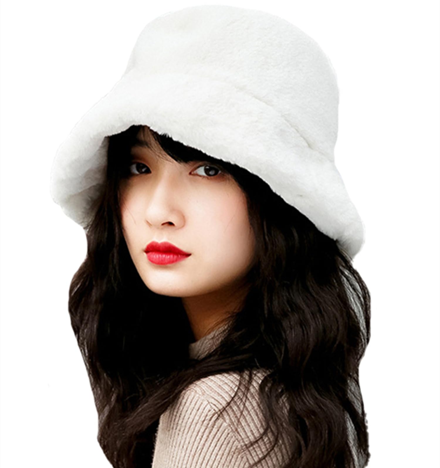 【送料無料】[SUBTRY] 帽子 レディース 春 秋 冬【圧倒的な小顔効果・もこもこ防寒対策・厚手保温素材..