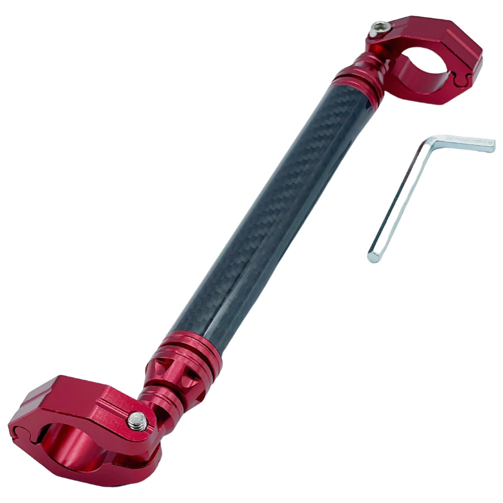 【送料無料】TIGRE BLANC バイク用 ハンドルブレース クランプバー 汎用 ハンドルバー ア ...