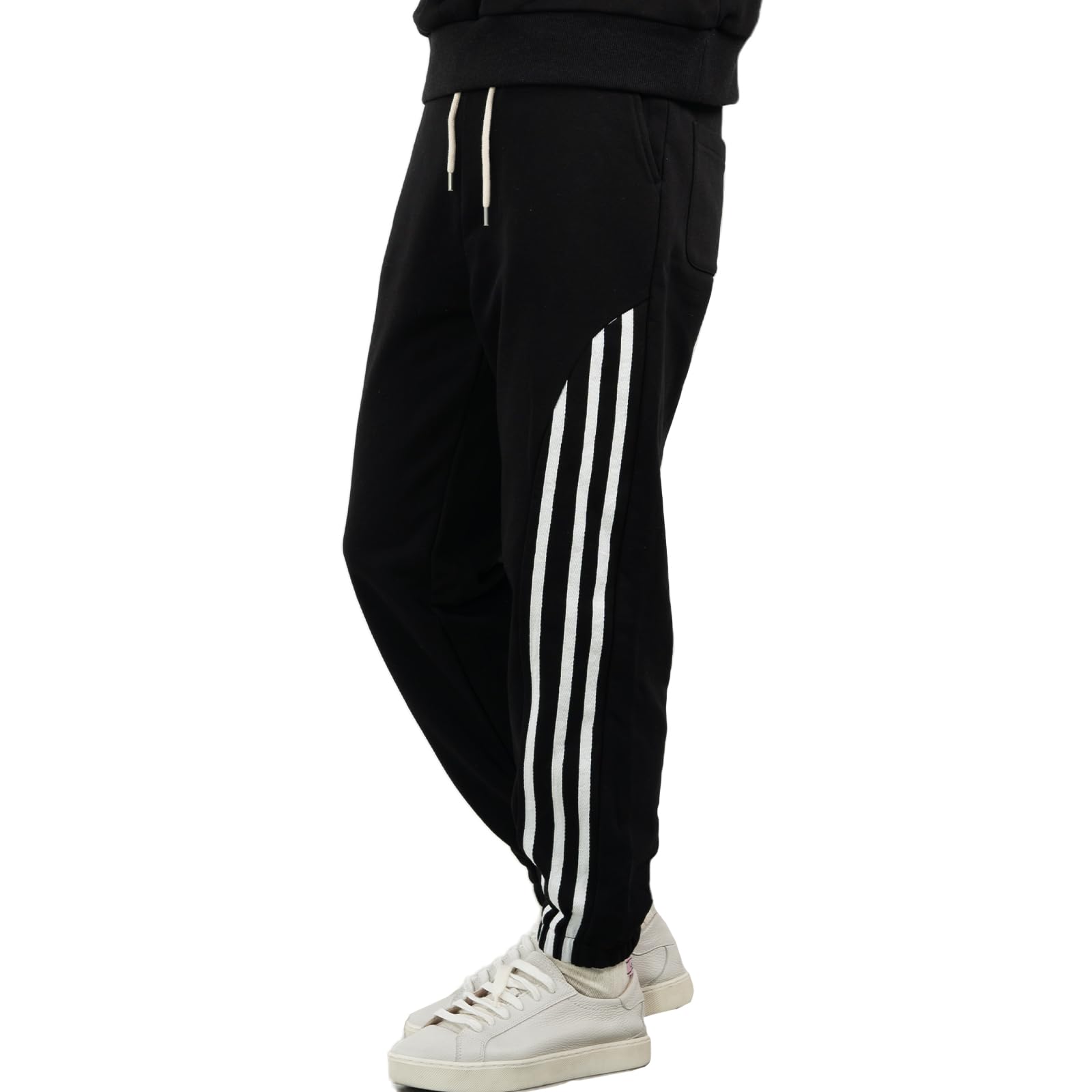 【送料無料】[iito.seasons] レディース ジャージ 下 フィットネスパンツ スウェットパンツ ロングパンツ ジョガーパンツ トレーニング ランニング ゆったり スポーツ カジュアル ボトムス ダンス ヨガ 色：ブラック、サイズ：XL