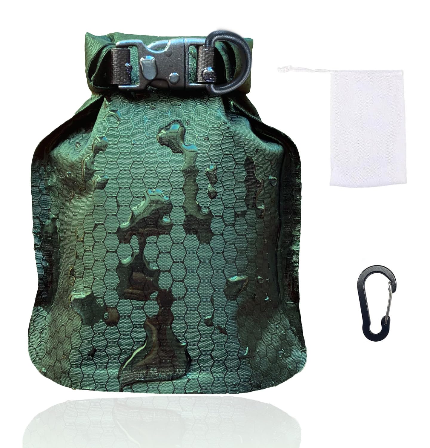 【送料無料】お得な3点セット 防水石鹸バッグ 持ち運び 石鹸ケース カラビナ 泡立てネット 濡れた石鹸..