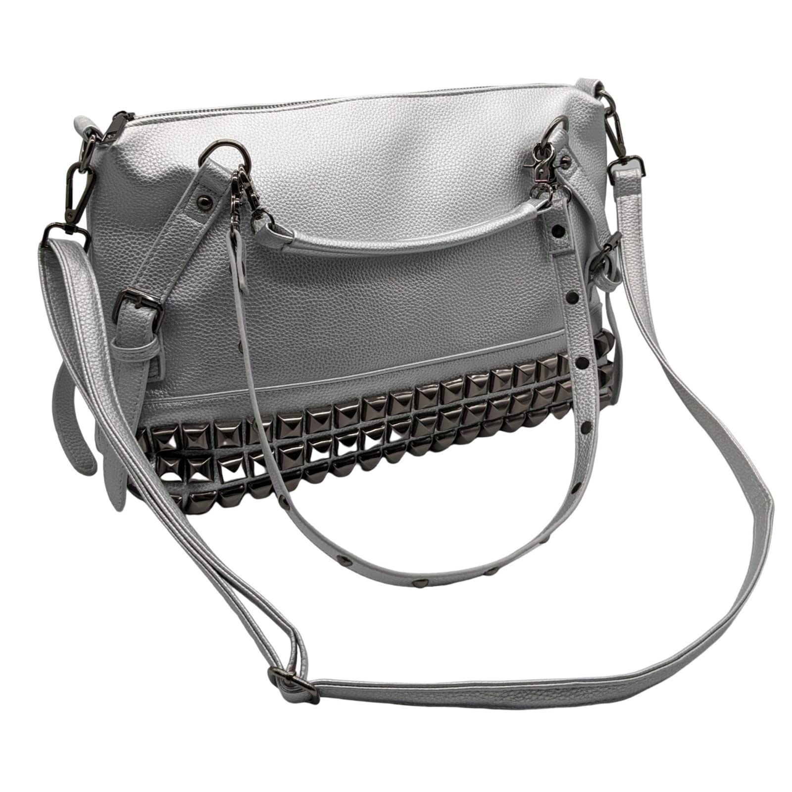 【送料無料】[APOSITV] バッグ スタッズ レディース ショルダー トートバッグ 斜めがけ ブ ...