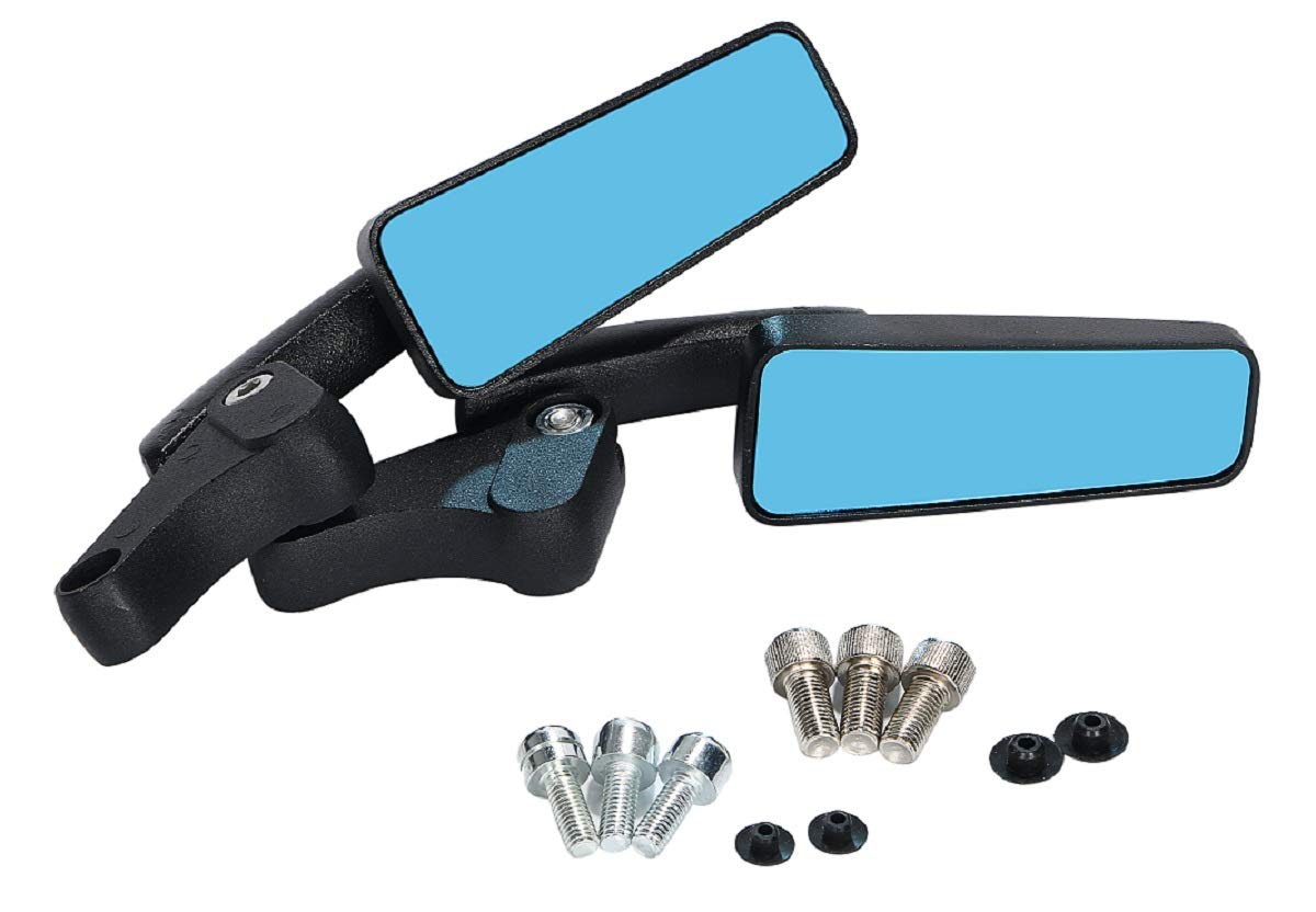 【送料無料】ローポジション バレン ミラー スクエア型 アルミ削出 シグナス シグナスX アドレス ステ..