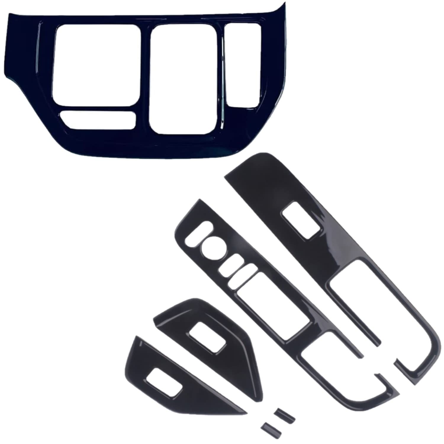 【送料無料】Newkingz ステップワゴンRP系 RP6 RP7 RP8 パーツ アクセサリー ドレスアップ 内装 シフトパネル・ドアスイッチカバーセット（ピアノブラック） 色：アウトレット品