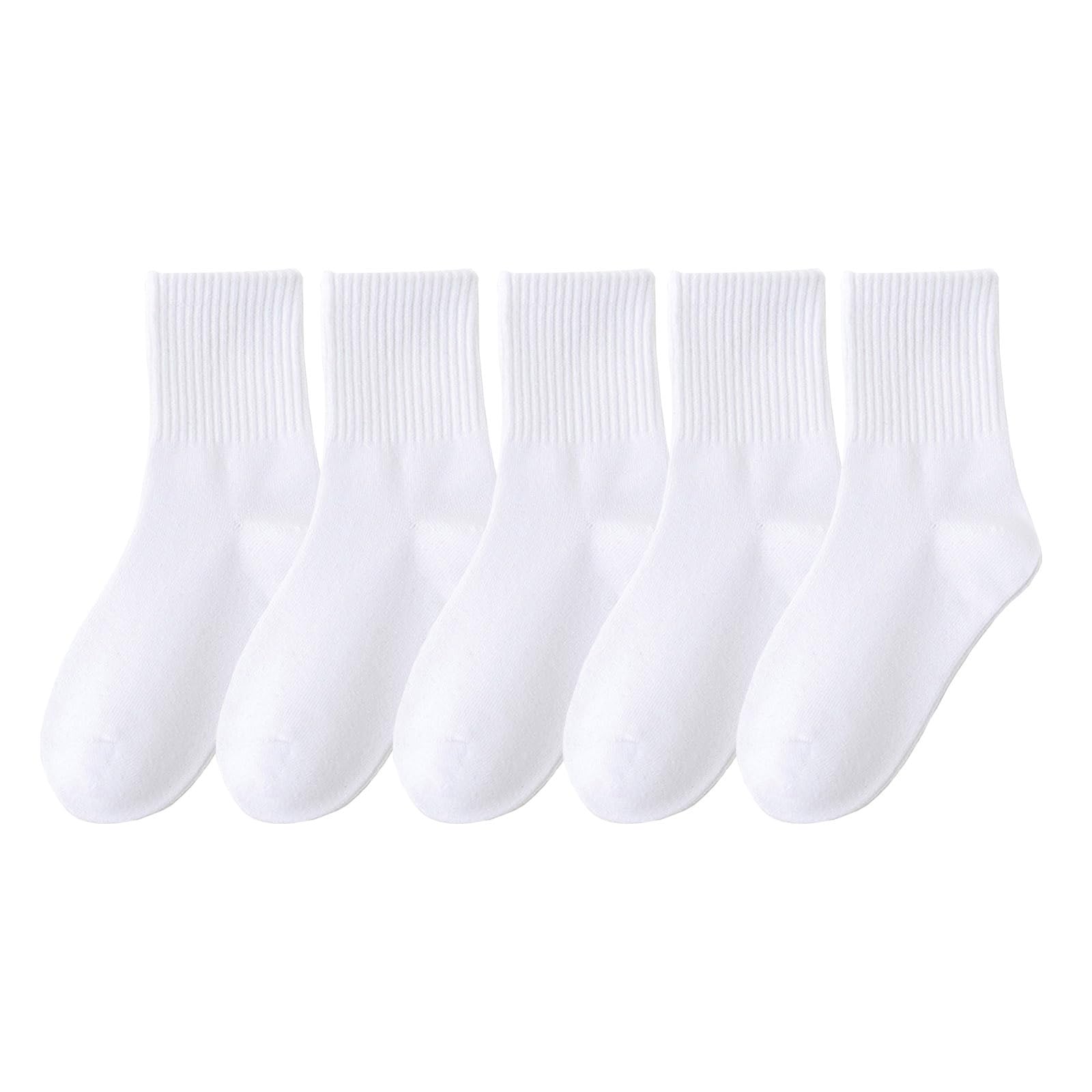 【送料無料】[konamiya] 靴下 キッズ 学校指定 スクールソックス 白 5足セット 男の子 女の子 クルー丈..