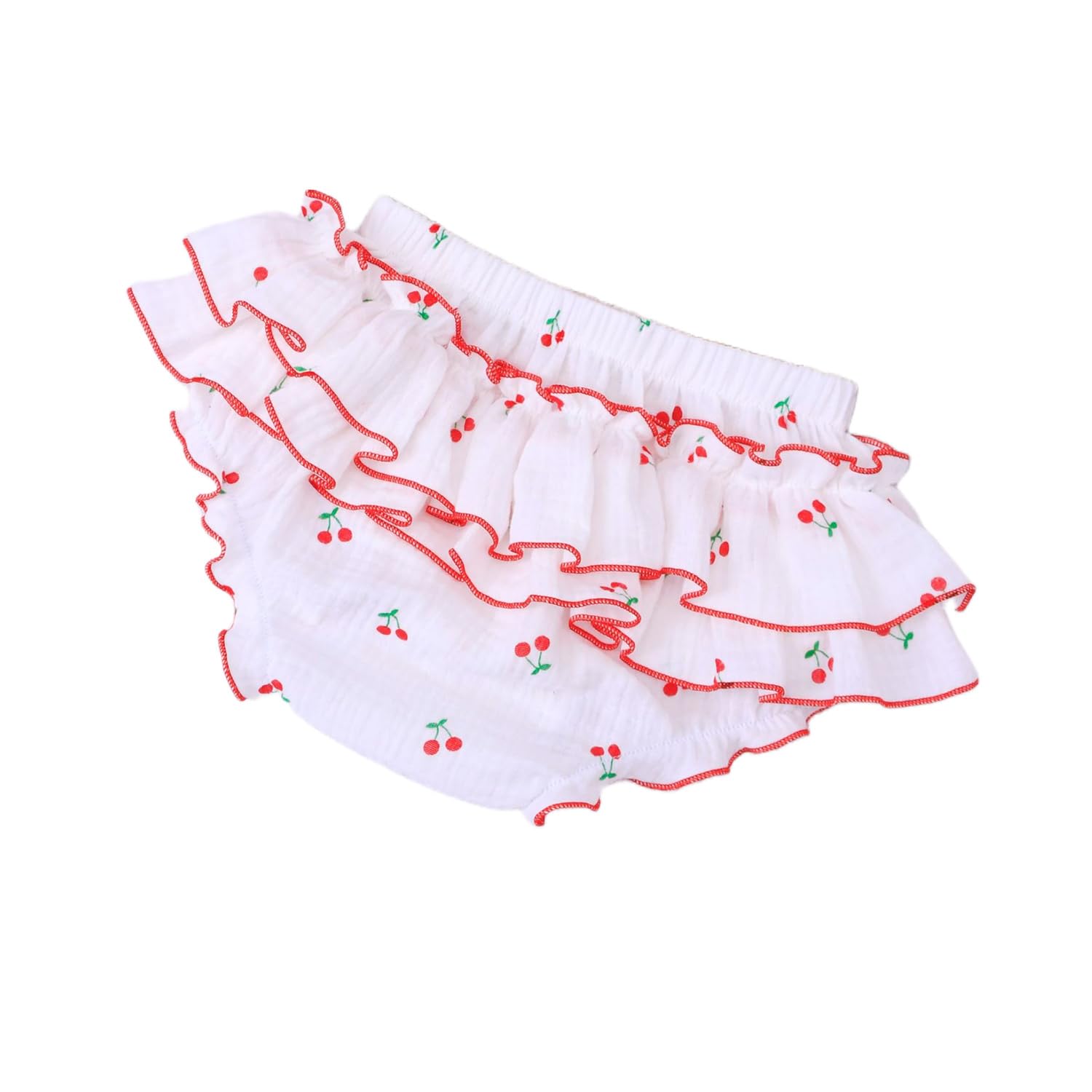 【送料無料】[KISBINI] ベビー服 オーバーパンツ ブルマ ショートパンツ カボチャパンツ 下着 2点 ガー..