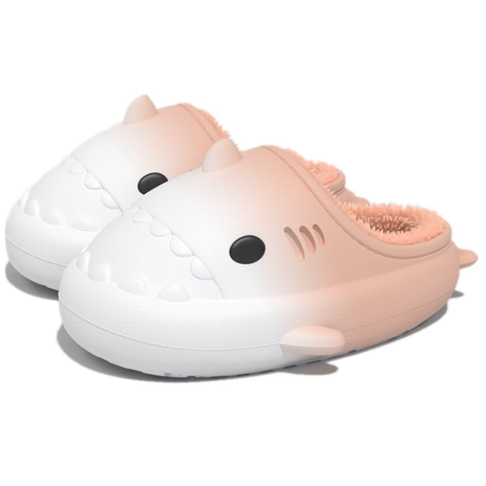 【送料無料】[kaitesi] スリッパ 冬用 サメ 室内 滑らない 厚底 ボアスリッパ レディース メンズ 静音 ..