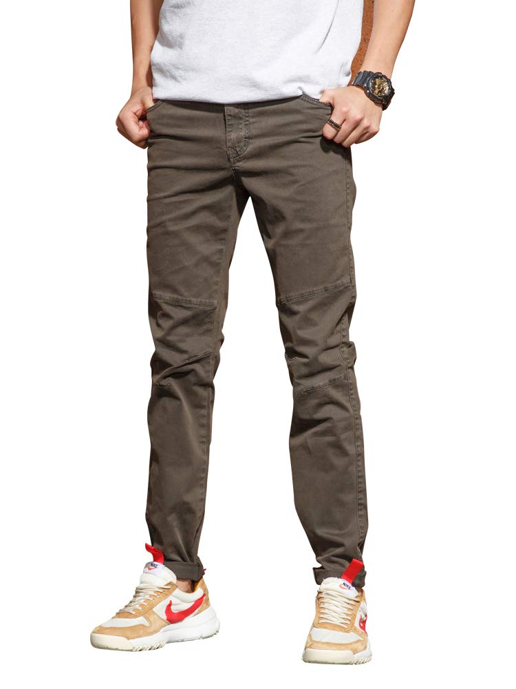 【送料無料】[Maioule] パンツ メンズ カジュアル チノパン ストレッチ スウェットズボン チノパン ス..