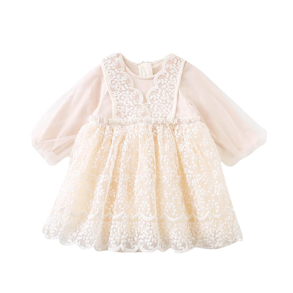 【送料無料】[Baby koi] ガールズ服長袖ワンピース女の子春秋チュール洋服フォーマル子供ドレス ...