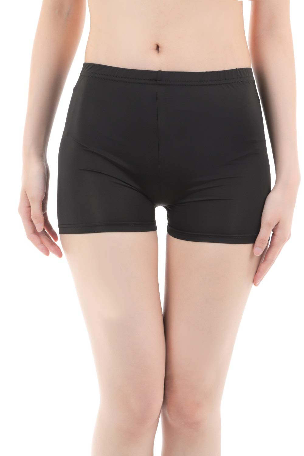 【送料無料】[Liapom] 涼感 UV加工 レギンス 接触冷感 吸水速乾 サラサラ快適 夏用 スパッツ レディース 色：l【マイクロミニ LL-3L】、サイズ：Free Size