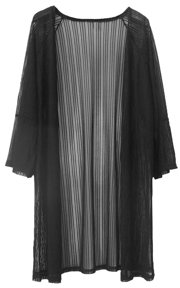 【送料無料】[Ekieta] カーディガン レディース 夏 UVカット ロングカーディガン レース 薄手 羽織 透..