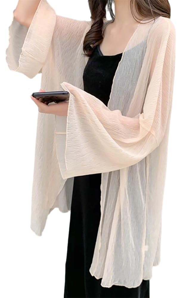 【送料無料】[Ekieta] カーディガン レディース 夏 UVカット ロングカーディガン レース 薄手 羽織 透..