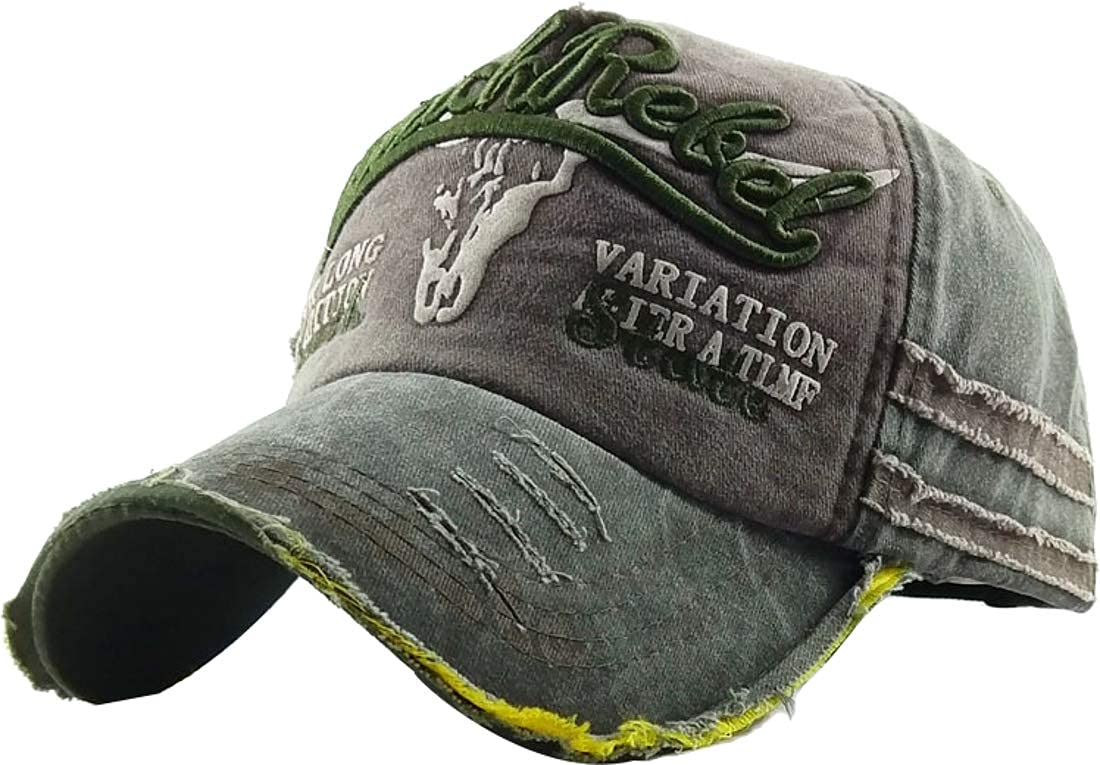 【送料無料】[Laquest] （ラクエスト） ダメージ アメカジキャップ 野球帽 ユニセックス（メンズ／レデ..