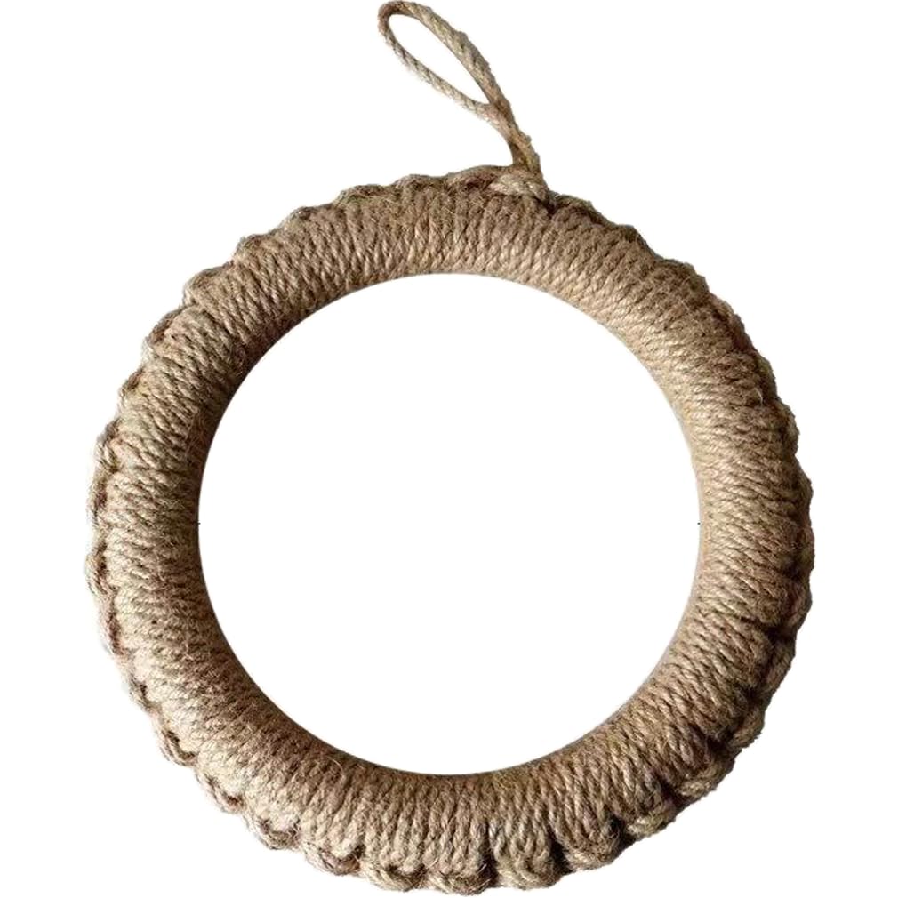 【送料無料】GEJ-Tech なべしき 鍋敷き おしゃれ フック付き 耐熱 自然素材 天然 ナチュラル 色：ベージュ、サイズ：Lサイズ