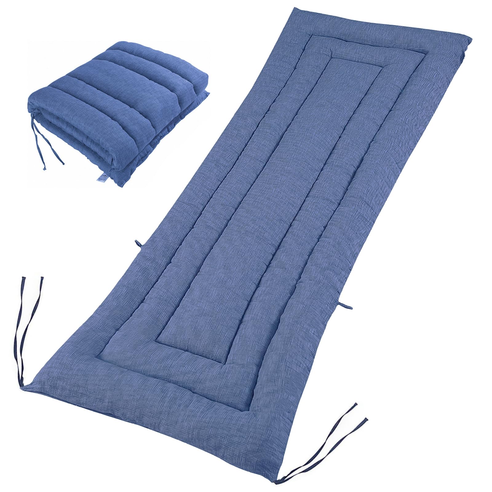 【送料無料】敷きふとん しじら織り ごろ寝マット シングル 綿100％ 肌に優しい − sunnyskies 吸汗速乾..