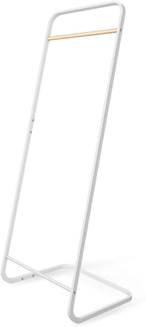 【送料無料】ハンガーラック コートハンガー ホワイト スリム 省スペース 紛体塗装 防サビ加工 約W40×D40×H140cm 色：ホワイト