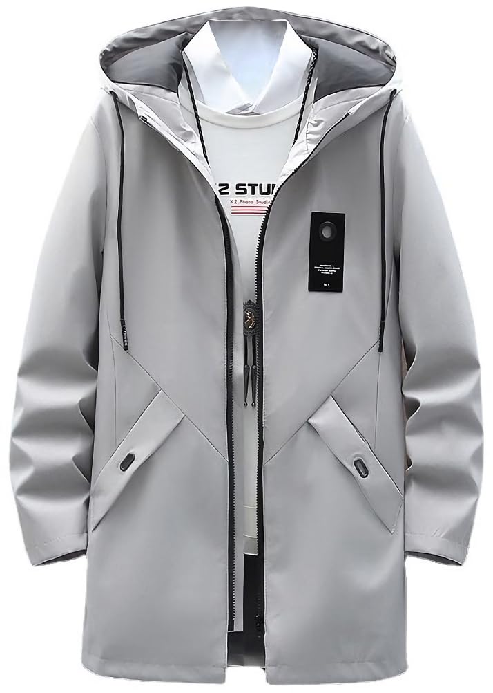 【送料無料】[aspersio] [アスペルシオ] スタイリッシュ ハーフコート フードつき ストリート系 アウタ..