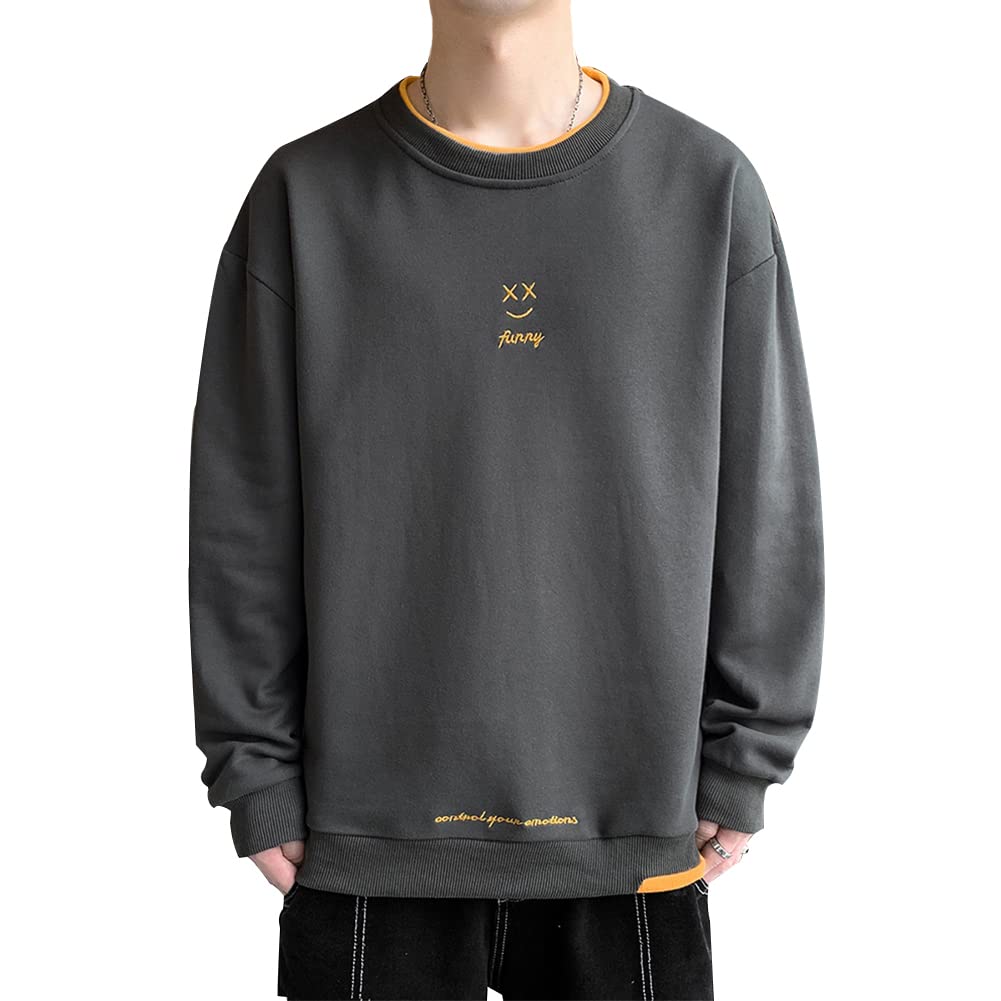 【送料無料】[Maioule] トレーナー メンズ 長袖 秋服 ロングtシャツ メンズ おおきいサイズ メンズ お..