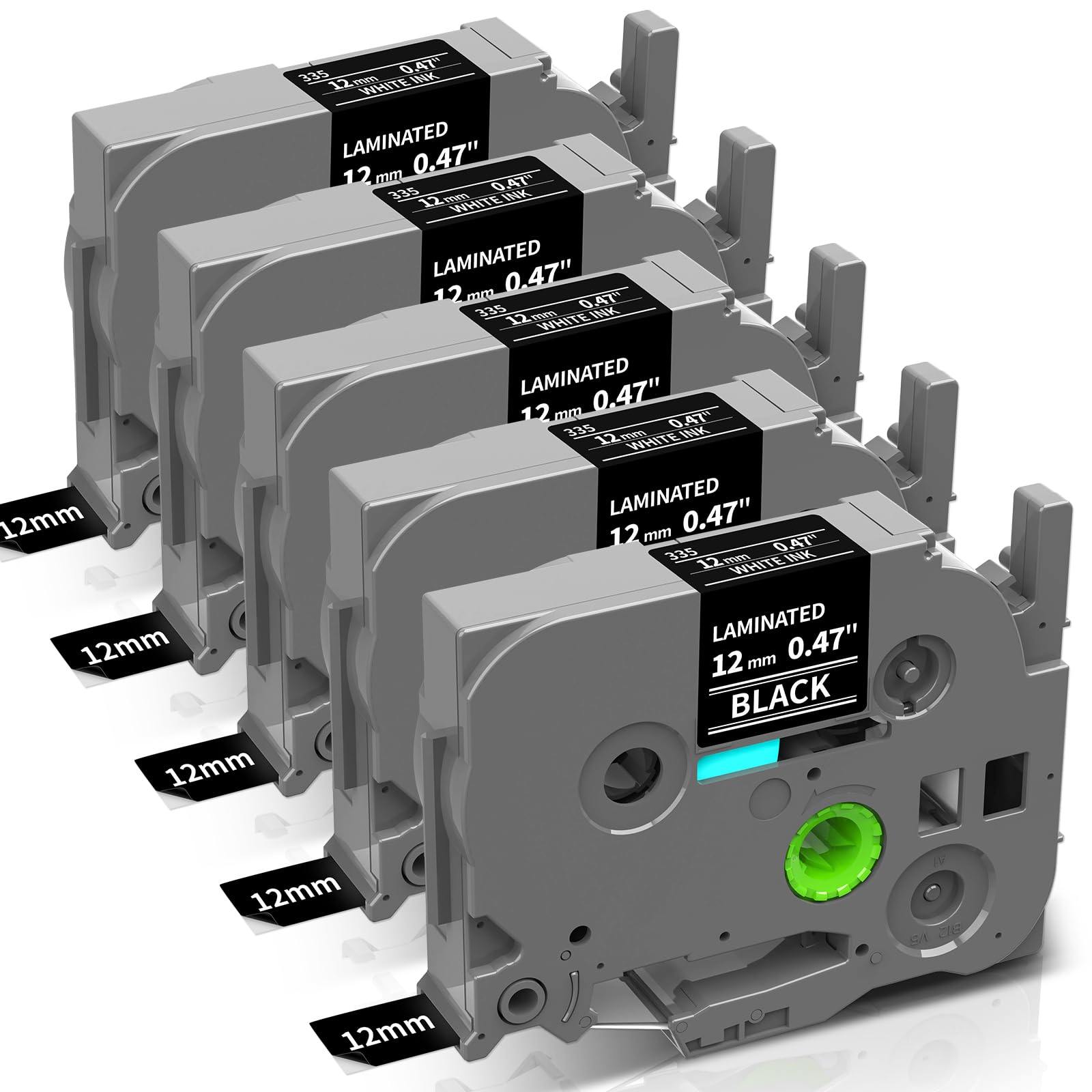 【送料無料】ASprinte 互換 ブラザー 12mm ラミネート テープカートリッジ ピータッチ  ...