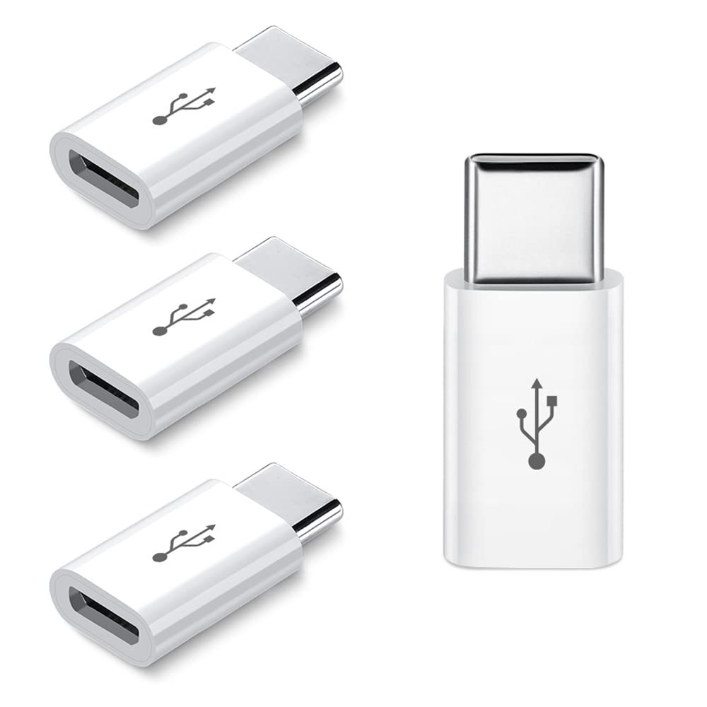 【送料無料】Micro USB to Type-C変換アダプタ 4個セット 急速充電 データー転送 OTG機能 microコネクタ アンドロイドケーブルアダプタ...