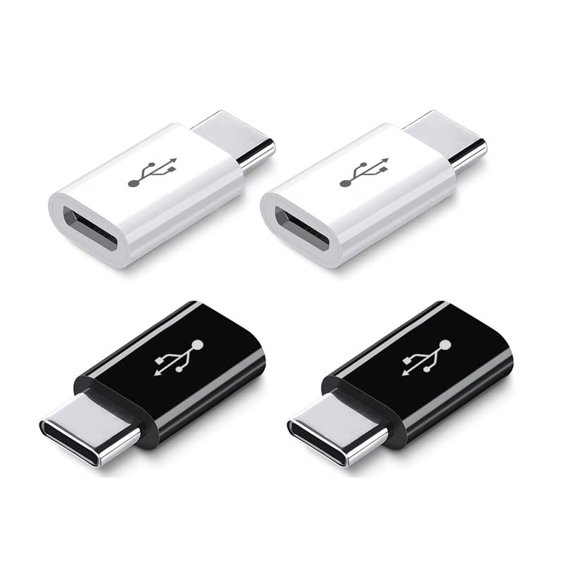 【送料無料】Micro USB to Type-C変換アダプタ 4個セット 急速充電 データー転送 OTG機能 microコネクタ アンドロイドケーブルアダプタ...
