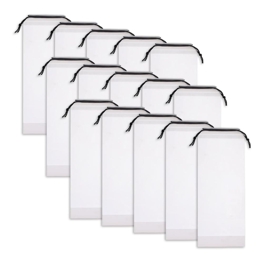 【送料無料】Mikankawa 折畳傘袋 5枚/15枚セット 傘カバー 半透明ビニール袋 防水 水漏れ防止 長さ33x..