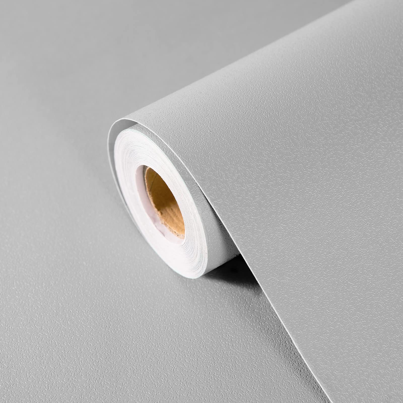 【送料無料】FOLU 壁紙シール おしゃれ つや消し 色：313-グレー、サイズ：幅40 cm x  ...