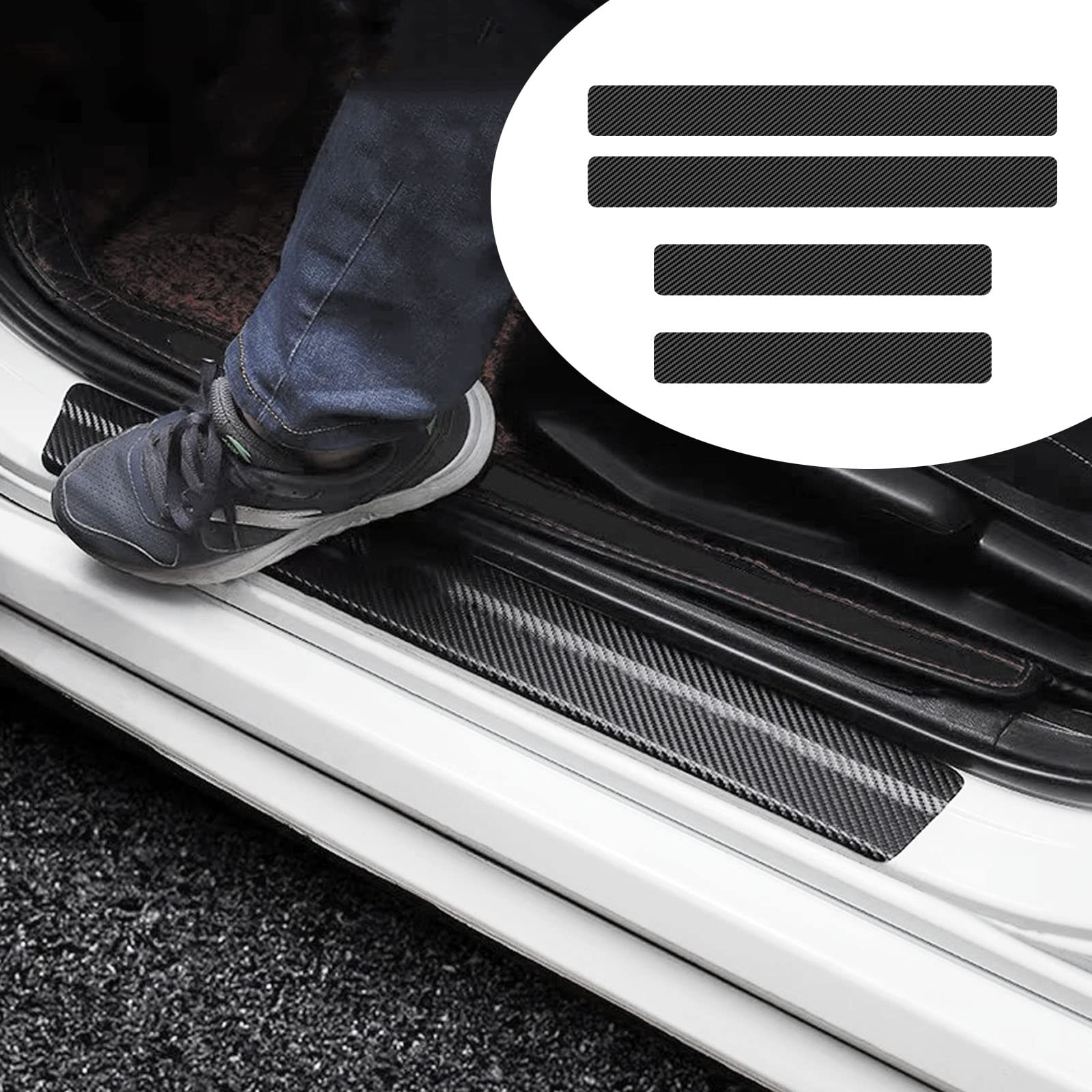 【送料無料】黒色 ボルボ V40 / V60 H30.9~/ XC40 H30.3~/ XC60 H29.10~/ XC90 H28.1~/ S60 R1.11~/ V40クロスカントリー H25.5~/ V60クロスカントリー R1.4~/ V90 車用 サイドステップガード スカッフプレート